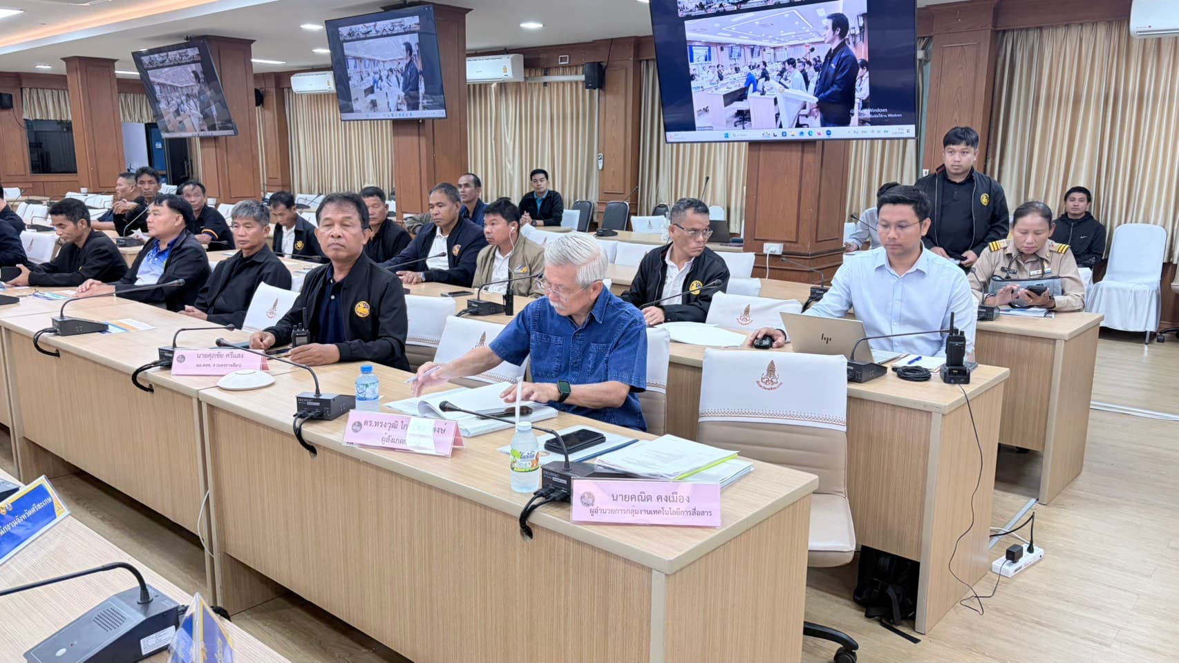 การฝึกอบรมและทบทวนการใช้งานวิทยุสื่อสาร โครงการจัดหาระบบวิทยุสื่อสารข่ายบังคับบัญชากระทรวงมหาดไทย